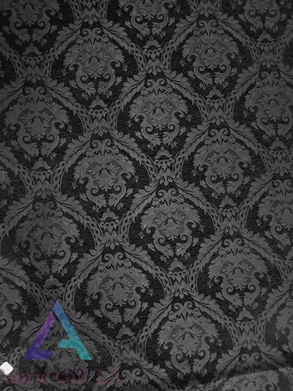 Damask Tapestry Chenille Fabric | Upholstery Fabric 60" Width