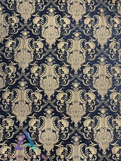 Damask Chenille Upholstery Drapery Fabric Sold by The Yard 58" Wide