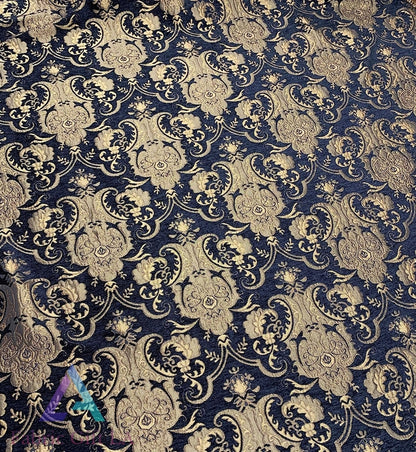 Damask Chenille Upholstery Drapery Fabric Sold by The Yard 58" Wide