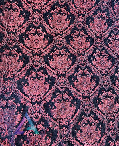 Damask Tapestry Chenille Fabric | Upholstery Fabric 60" Width