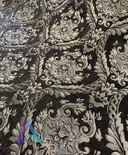 Damask Tapestry Chenille Fabric | Upholstery Fabric 60" Width