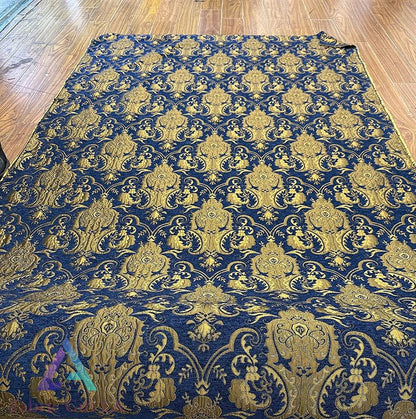 Damask Chenille Upholstery Drapery Fabric Sold by The Yard 58" Wide