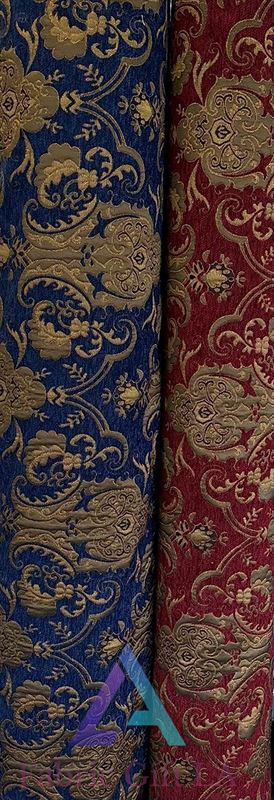 Damask Chenille Upholstery Drapery Fabric Sold by The Yard 58" Wide