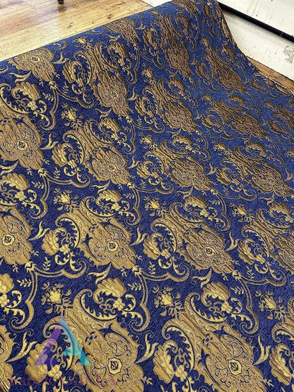 Damask Chenille Upholstery Drapery Fabric Sold by The Yard 58" Wide