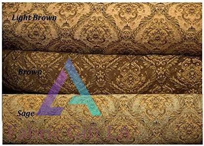 Damask Tapestry Chenille Fabric | Upholstery Fabric 60" Width