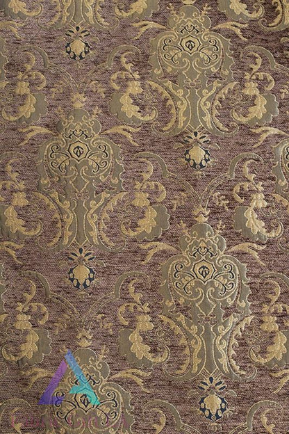 Damask Chenille Upholstery Drapery Fabric Sold by The Yard 58" Wide