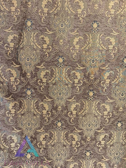 Damask Chenille Upholstery Drapery Fabric Sold by The Yard 58" Wide