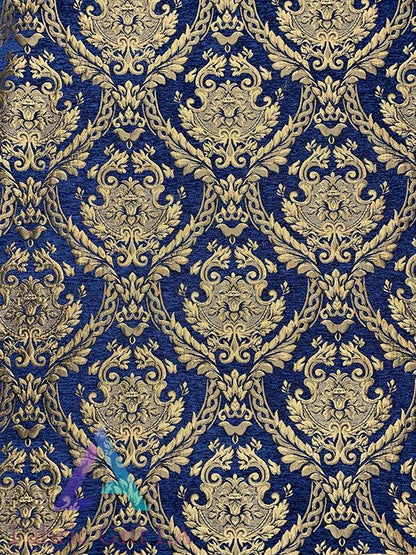 Damask Tapestry Chenille Fabric | Upholstery Fabric 60" Width