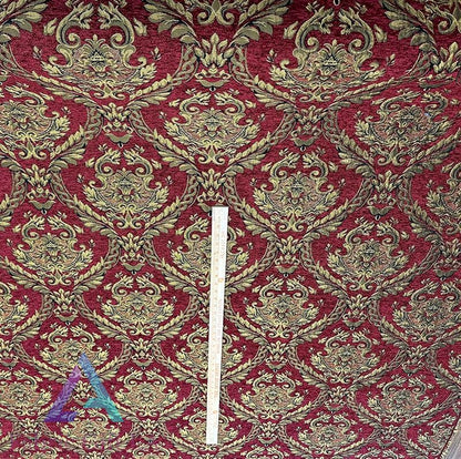 Damask Tapestry Chenille Fabric | Upholstery Fabric 60" Width