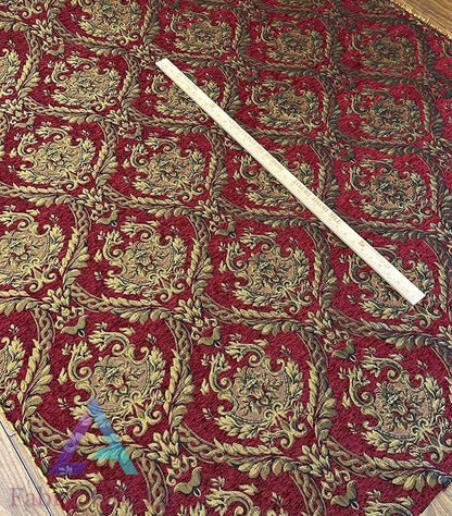 Damask Tapestry Chenille Fabric | Upholstery Fabric 60" Width