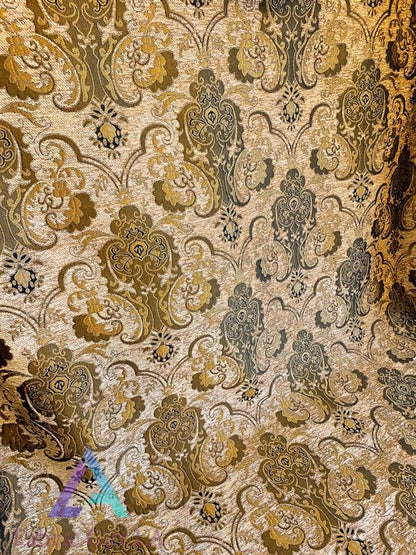 Damask Chenille Upholstery Drapery Fabric Sold by The Yard 58" Wide