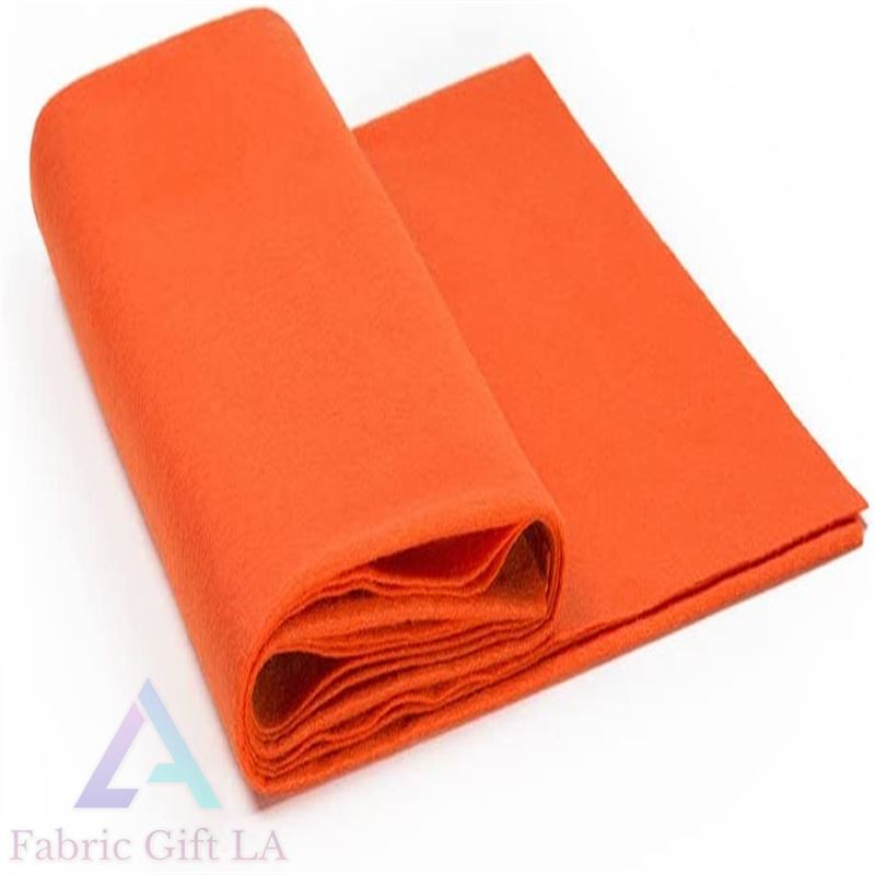  Orange Felt Fabric - by The Yard : Arts, Crafts & Sewing