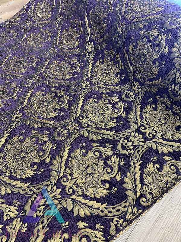 Damask Tapestry Chenille Fabric | Upholstery Fabric 60" Width
