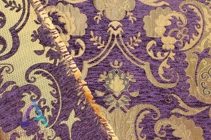 Damask Chenille Upholstery Drapery Fabric Sold by The Yard 58" Wide