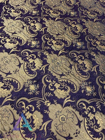 Damask Chenille Upholstery Drapery Fabric Sold by The Yard 58" Wide