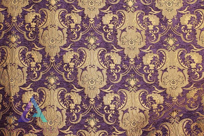 Damask Chenille Upholstery Drapery Fabric Sold by The Yard 58" Wide