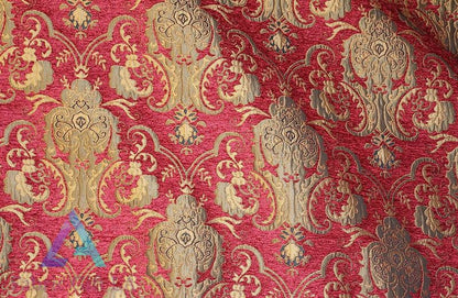 Damask Chenille Upholstery Drapery Fabric Sold by The Yard 58" Wide