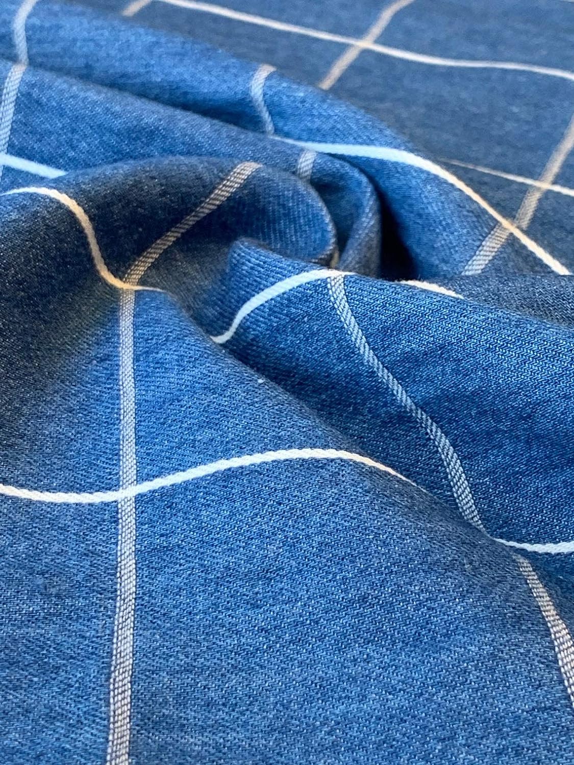 Shop Assorted Selvedge Denim Fabric Stretch Indigo by the Yard | Big Z  Fabric