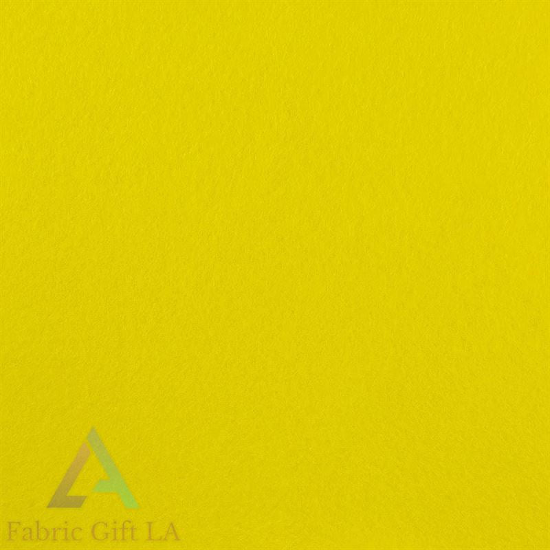 Mango Yellow ACRYLIC FELT FABRIC By The Yard _72 WIDE_ Thick Soft