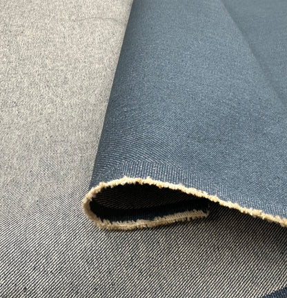12 Oz Blue Denim Fabric 100% Cotton, 58 Inches Wide, Medium Heavy Weight Cotton Denim Fabric for Jeans, Jackets, Bags, Upholstery, Sewing & Crafts, Sold by the Yard