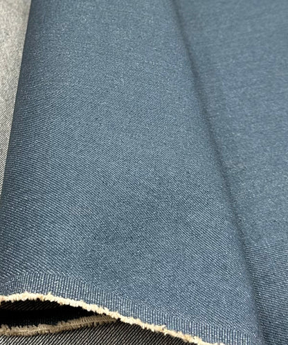 12 Oz Blue Denim Fabric 100% Cotton, 58 Inches Wide, Medium Heavy Weight Cotton Denim Fabric for Jeans, Jackets, Bags, Upholstery, Sewing & Crafts, Sold by the Yard
