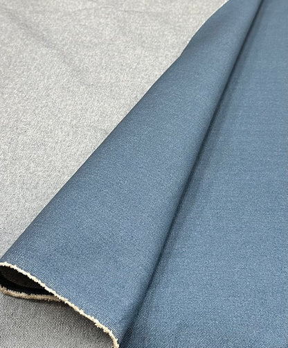 12 Oz Blue Denim Fabric 100% Cotton, 58 Inches Wide, Medium Heavy Weight Cotton Denim Fabric for Jeans, Jackets, Bags, Upholstery, Sewing & Crafts, Sold by the Yard