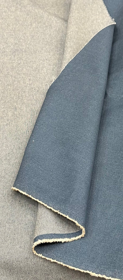 12 Oz Blue Denim Fabric 100% Cotton, 58 Inches Wide, Medium Heavy Weight Cotton Denim Fabric for Jeans, Jackets, Bags, Upholstery, Sewing & Crafts, Sold by the Yard