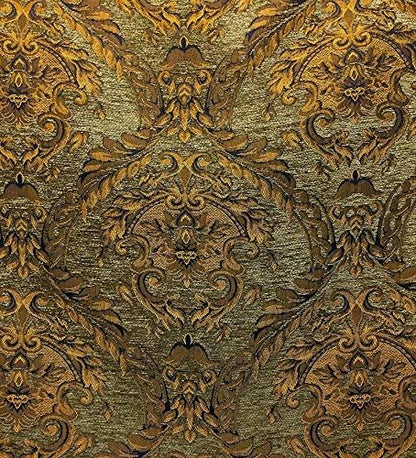 Damask Tapestry Chenille Fabric | Upholstery Fabric 60" Width