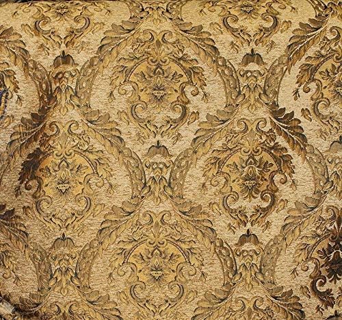 Damask Tapestry Chenille Fabric | Upholstery Fabric 60" Width